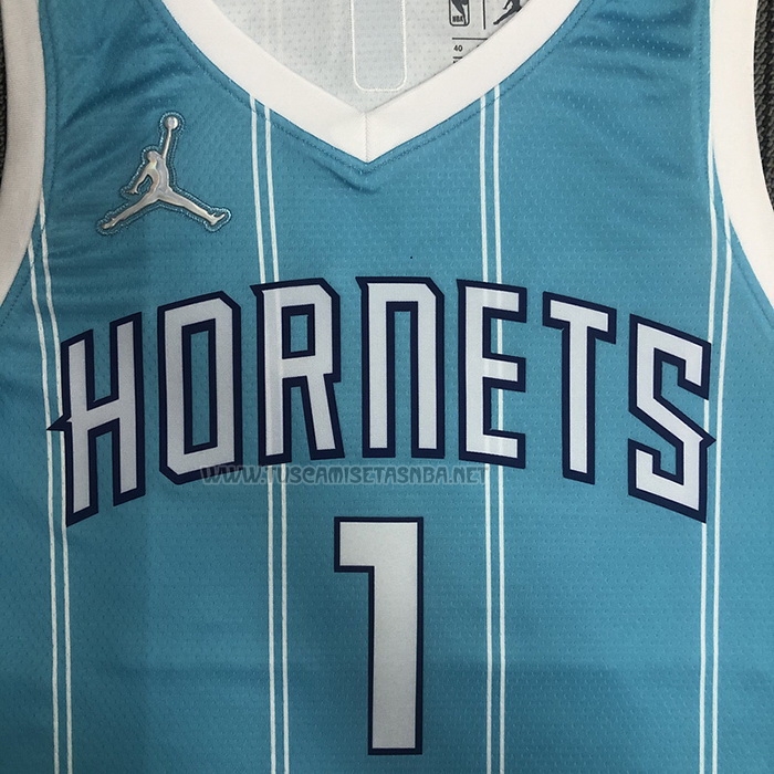 Camiseta LaMelo Ball NO 1 Charlotte Hornets Icon 2022-23 Verde